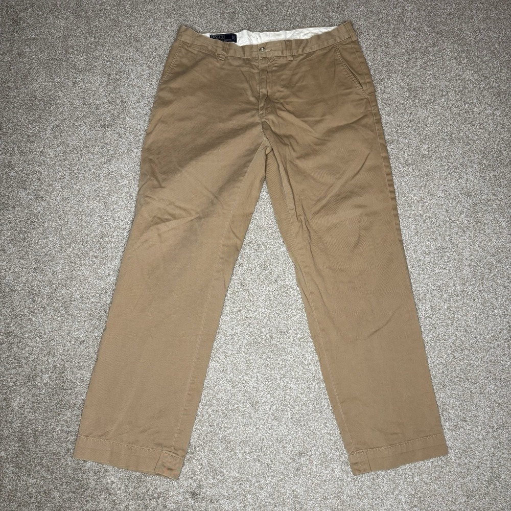 Polo by Ralph Lauren Preston Chino Pants Men's Size 35x32 Straight Leg Pony